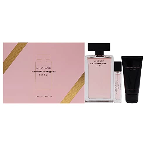 Musc Noir - 3.3 Ounce Eau De Parfum 1.6 Ounce Body Lotion 0.33 Ounce Eau De Parfum Gift Set