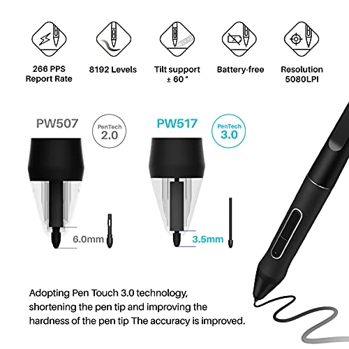 KAMVAS Pro 16 - 8192 Levels