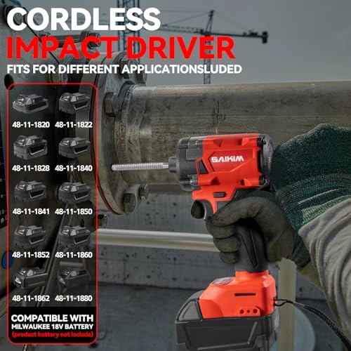 Cordless Impact Driver - 2000IN-LBS Brushless 18 Volts
