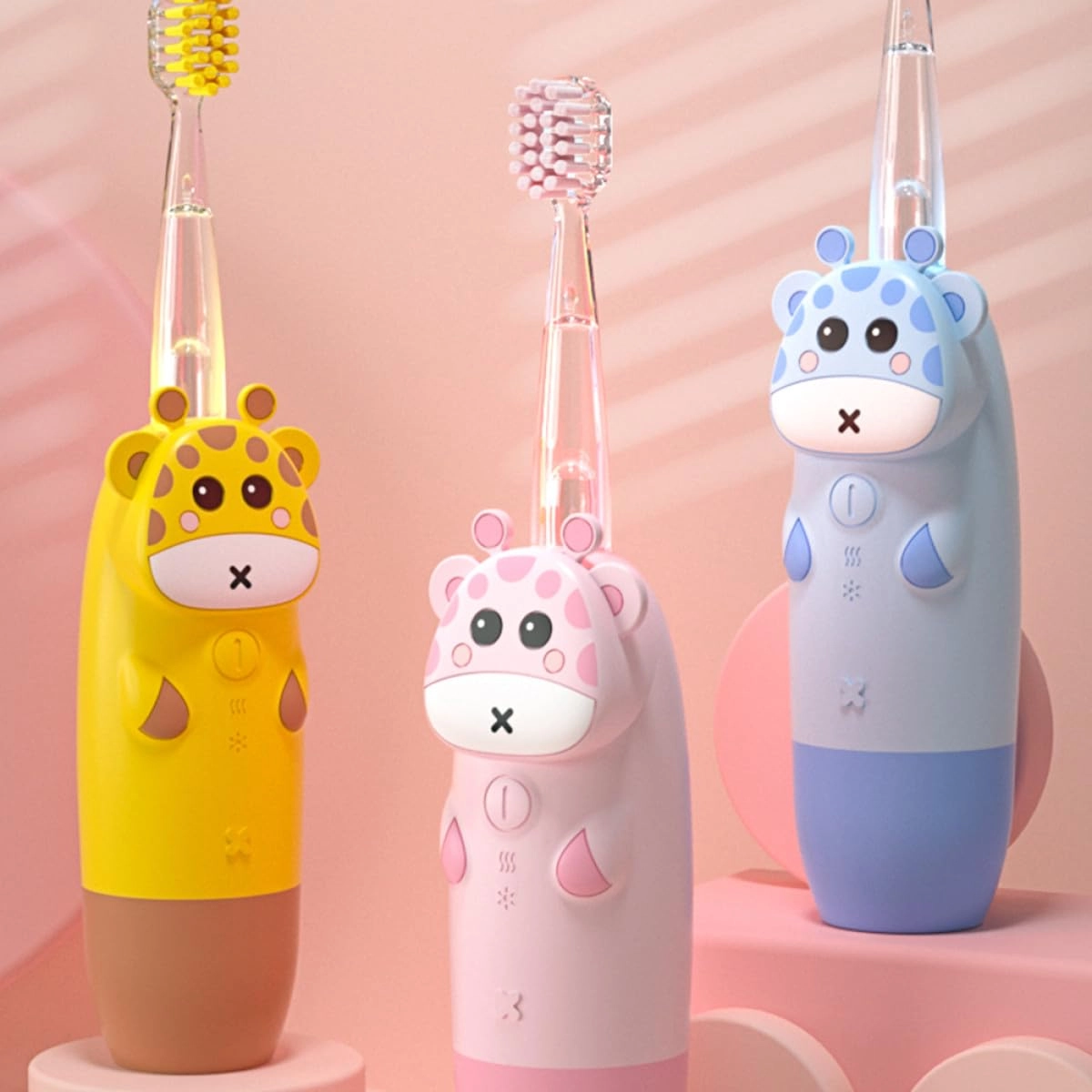 Electric Toothbrush - 4 Pieces USB Rechargeable Sonic