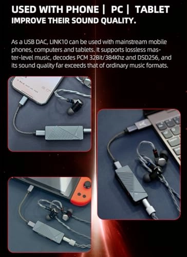 LINK10 - USB DAC Headphone Amplifier