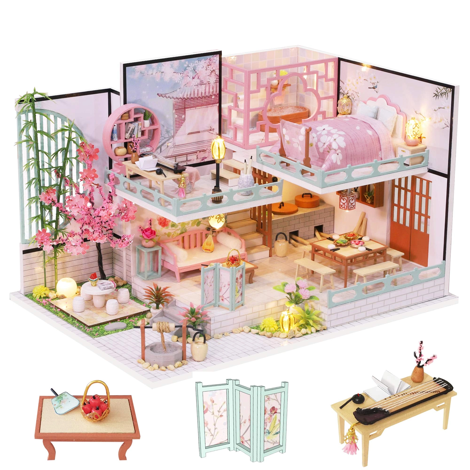 DIY Miniature Dollhouse Kit - 124 scale