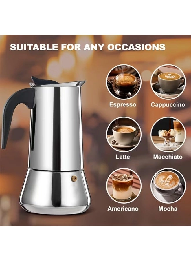 Moka Pot - 9-Cup Stovetop Induction Compatible