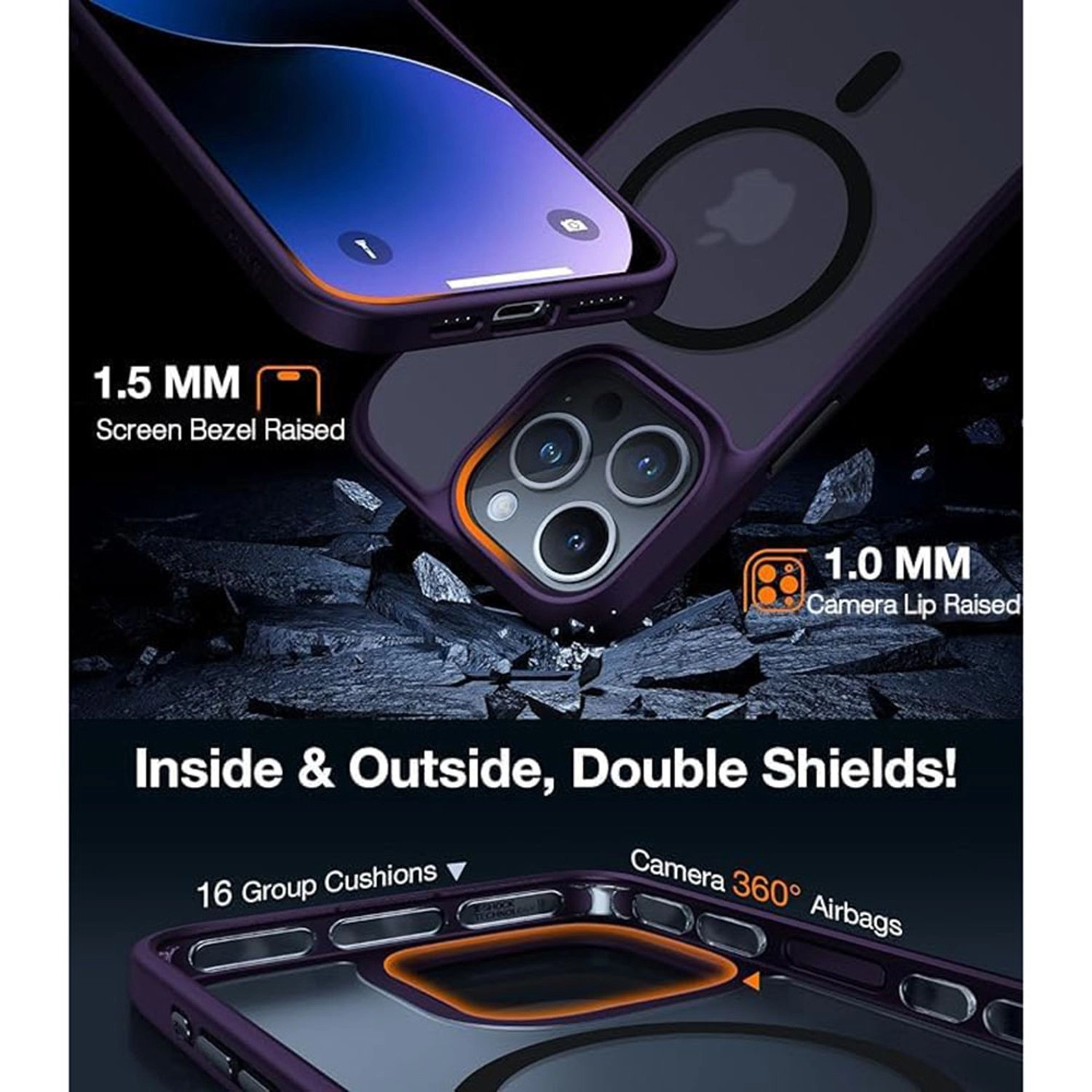 Magnetic Case for iPhone 15 Pro Max