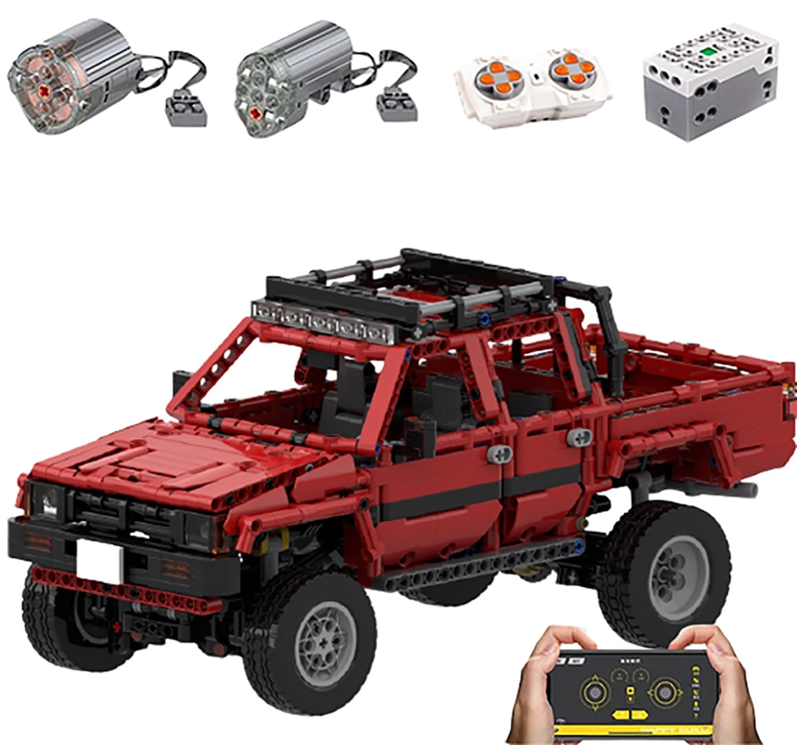 LZFuiop 4╳4 Off-Road Pika Car - 1279 pcs