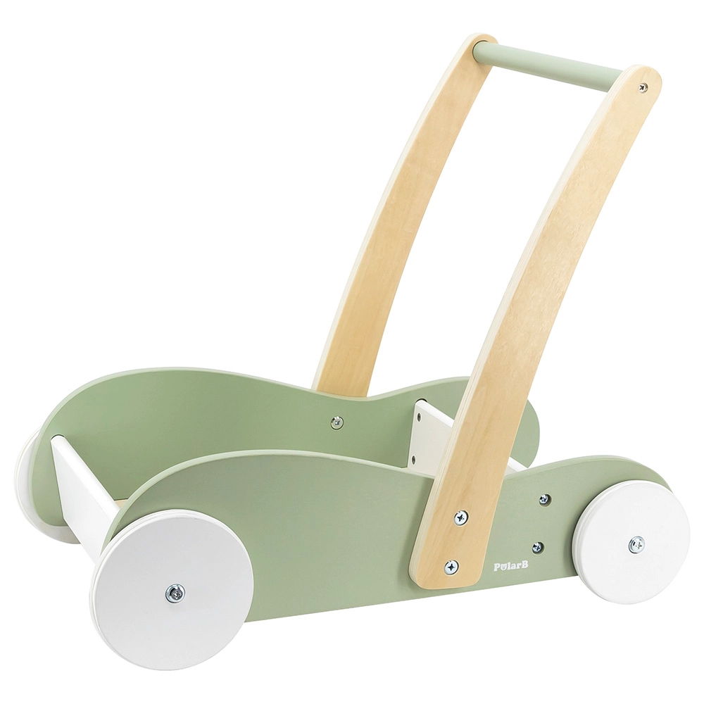 Wooden Baby Walker - 12 months+ Built-In Storage