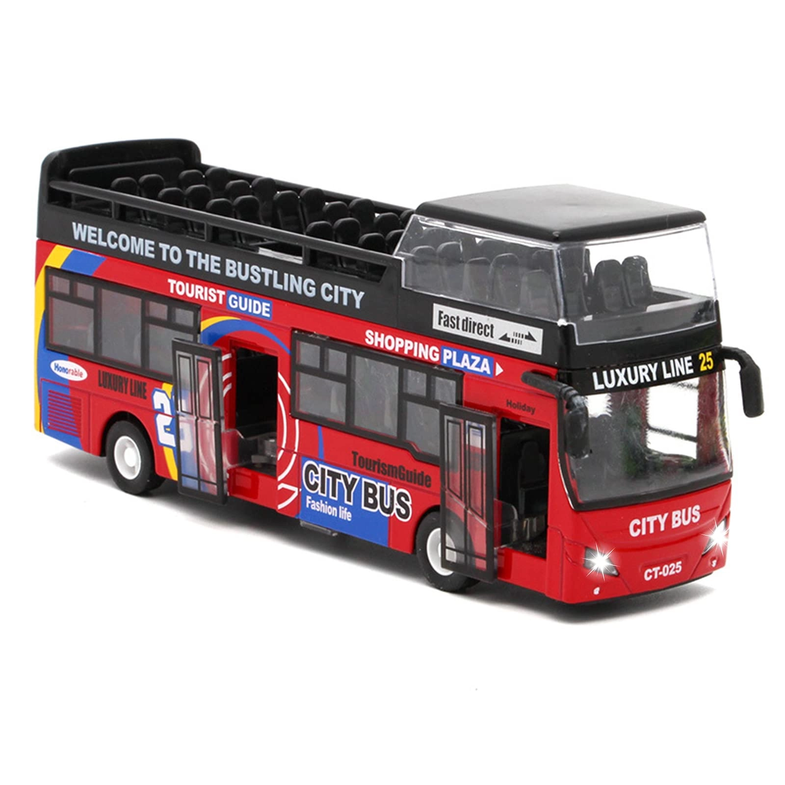 Crelloci School Bus Toy - 1:32 1 pcs