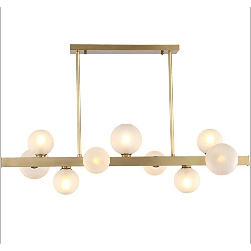 Creative Molecular Glass Bubble Ball Chandelier - 9 heads Golden G9