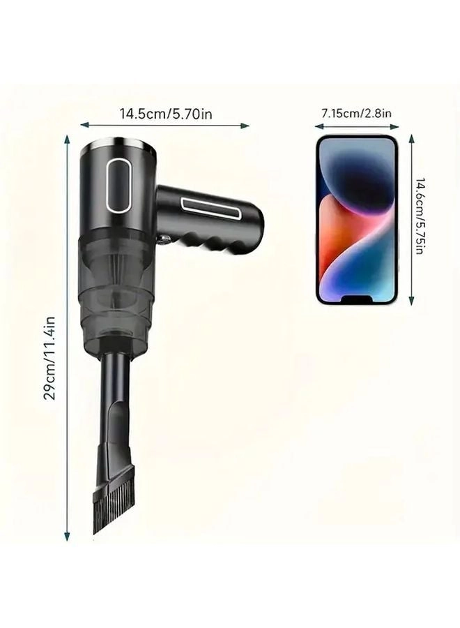 4-in-1 Wireless Handheld Vacuum Cleaner - 2000mAh