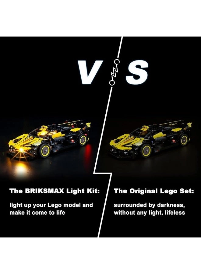 Led Lighting Kit - Compatible with 42151 Bugatti Bolide
