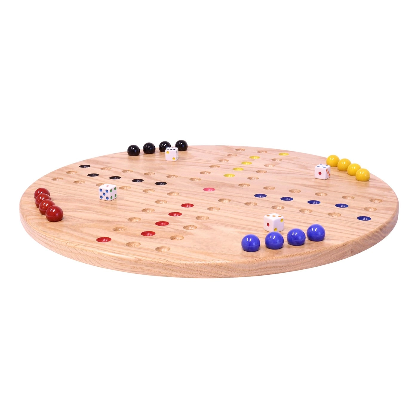 Wahoo Marble Game - Round 18" Wide Double-Sided