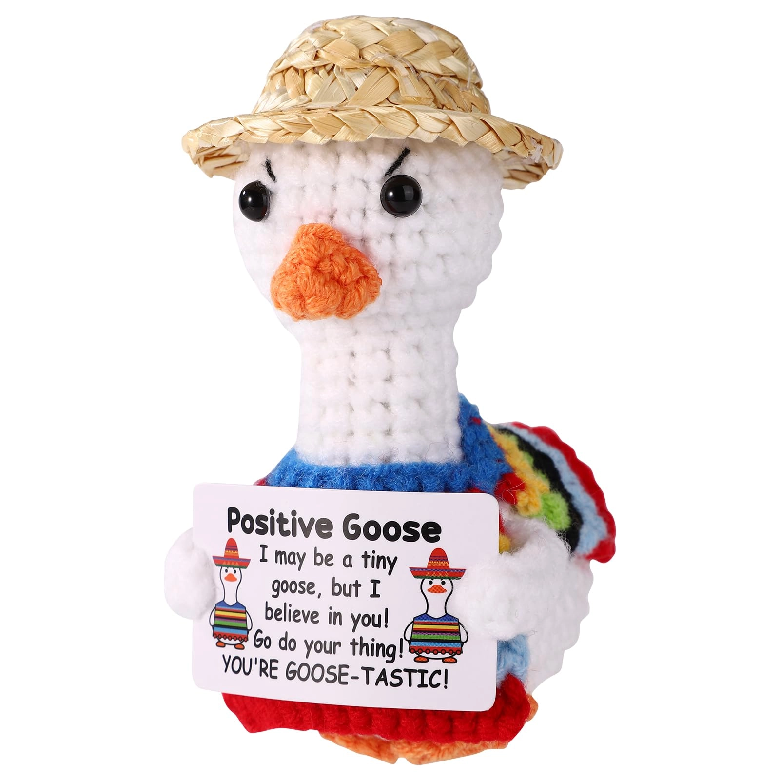 TOYMIS Graduation Goose Crochet - 9x8x6cm