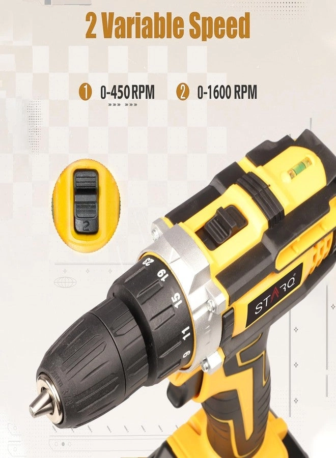 Li-ion Dual Speed Keyless Chuck Drill - 21V