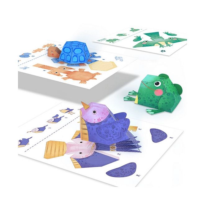 Origami Paper Animals - 5+ years 10 pcs