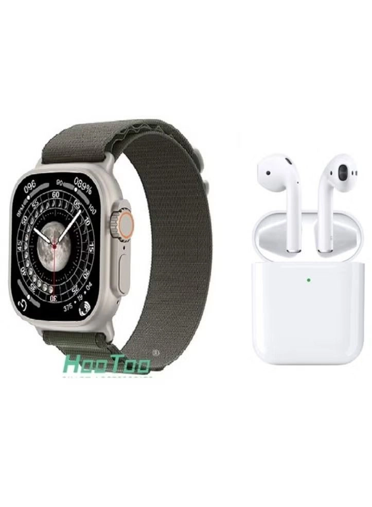 HooToo Ultra 49mm Aluminium GPS + HT AIRBUDS 13