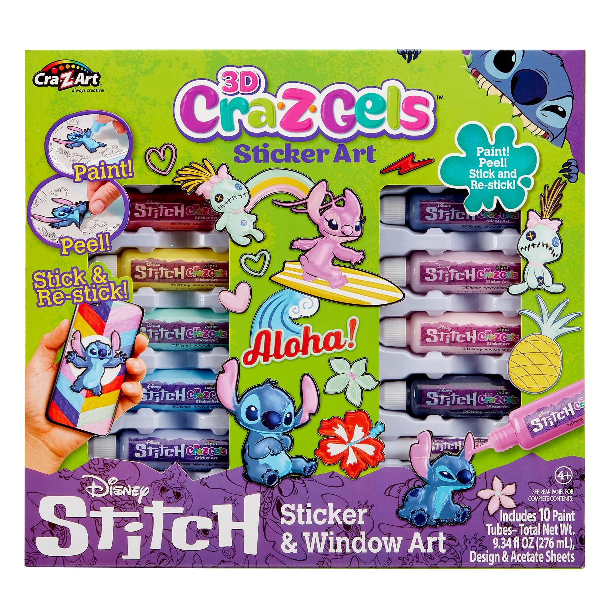 Cra-Z-Art Stitch Activity Sticker Book 3D Deluxe DIY 50 pcs