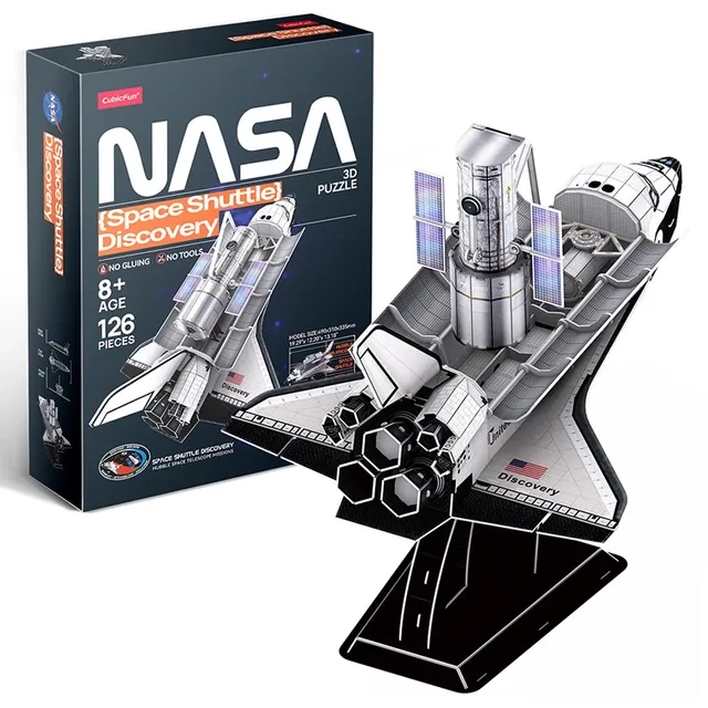 Nasa Discovery 3D Puzzle (ALGT-DS1057H) - 126 pcs