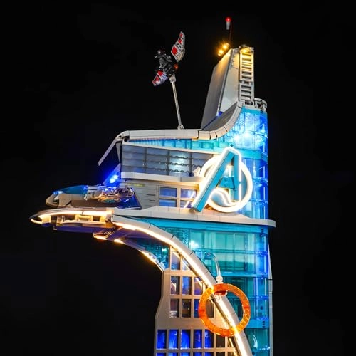 Light kit for LEGO 76269 Marvel Avengers Tower - Copper conductor 1 5V