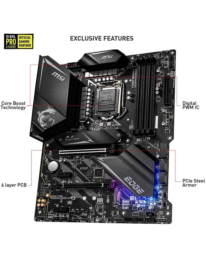 MPG Z490 GAM Edge WIFI - ATX 128GB