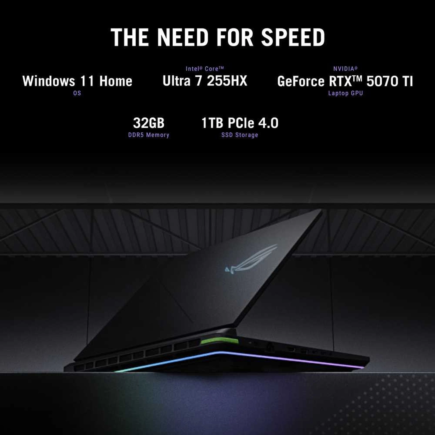 ROG Strix G16 G615LR-RV052W - 16'' Core Ultra 7 255H 32GB DDR5 1TB SSD