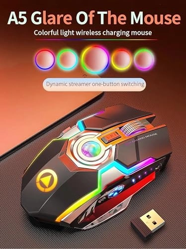 Gaming RGB Breathing Light Mouse - USB