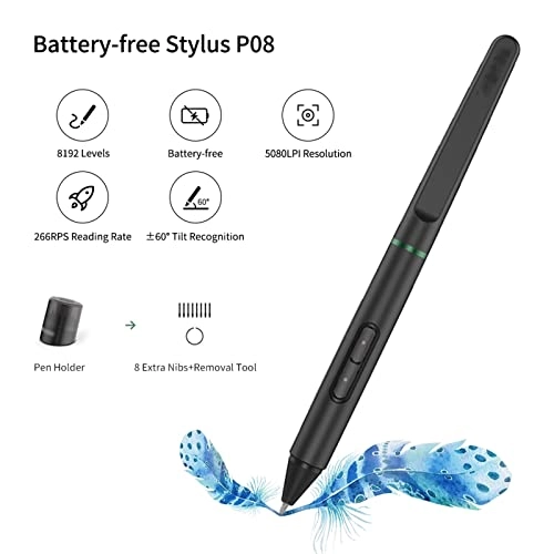 Graphic Drawing Tablet - 6.99x4.09 inches 8192 Level