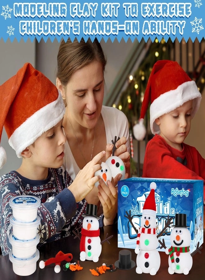 Snowman Craft Kit - 9 Pack for Kids