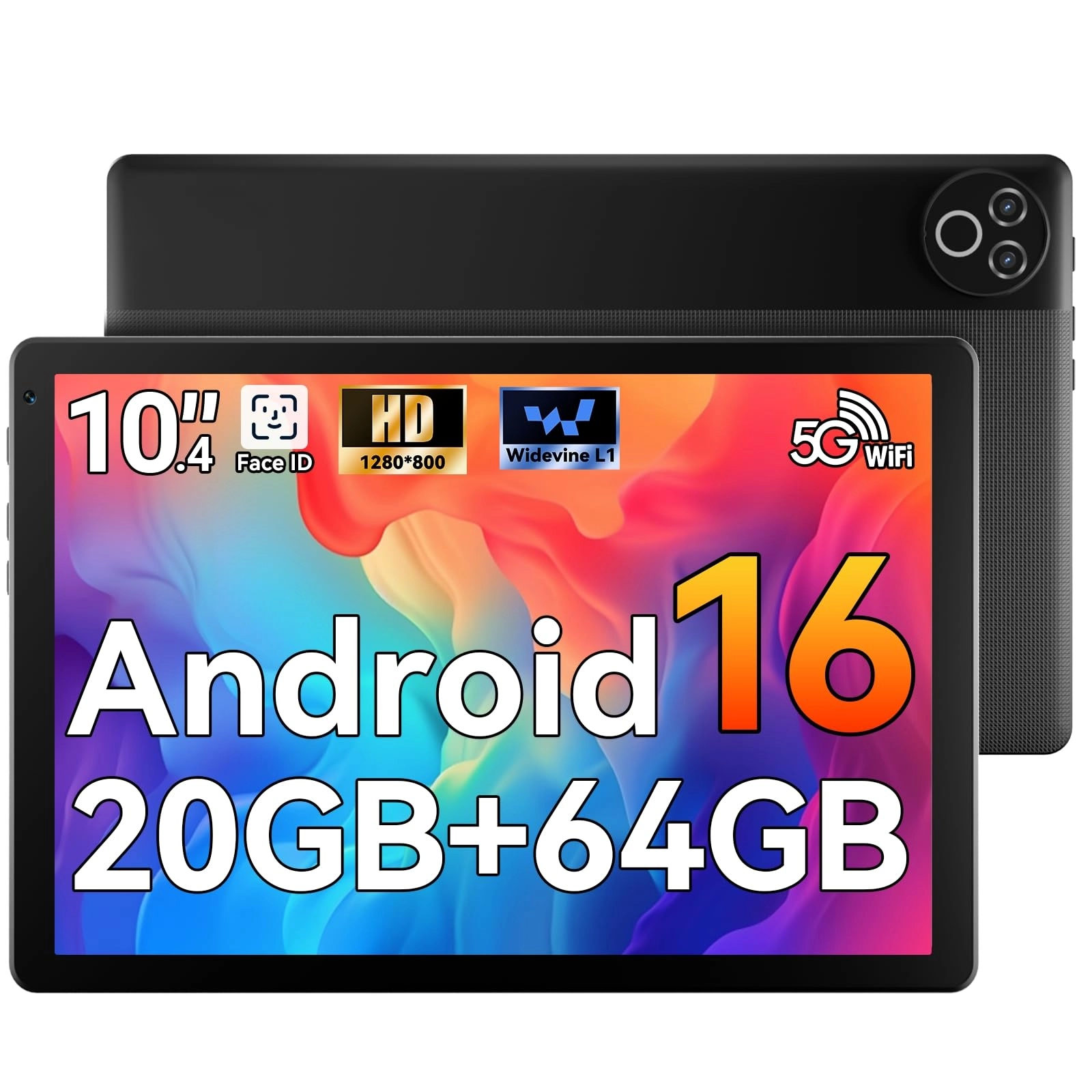 MUISOO Android 15 Tablet - 64GB 10.4"