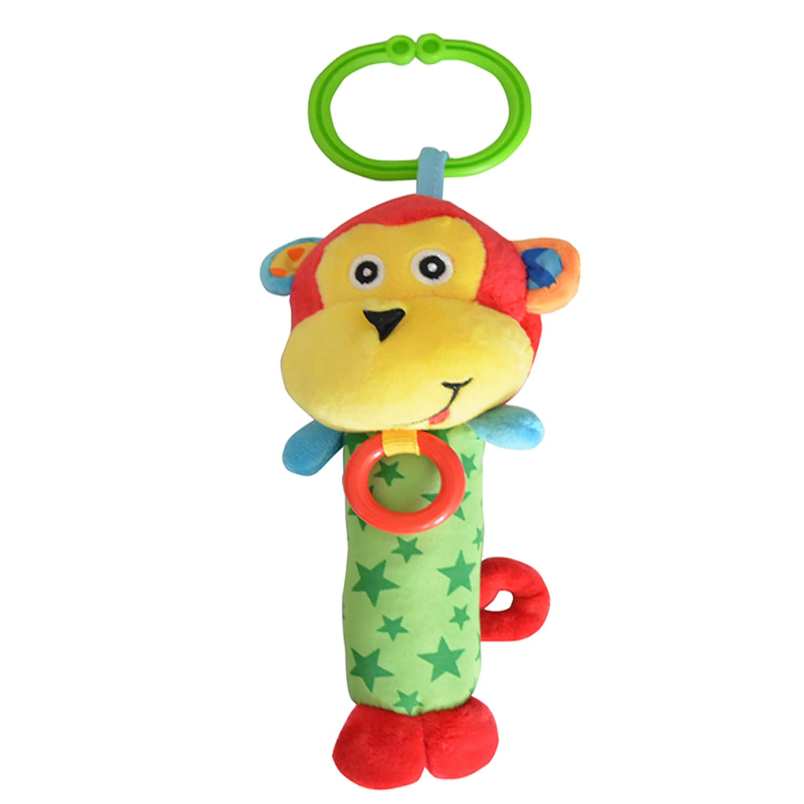 Pixie Baby Monkey Rattle Toy - Suitable for 0 month & above Fabric material