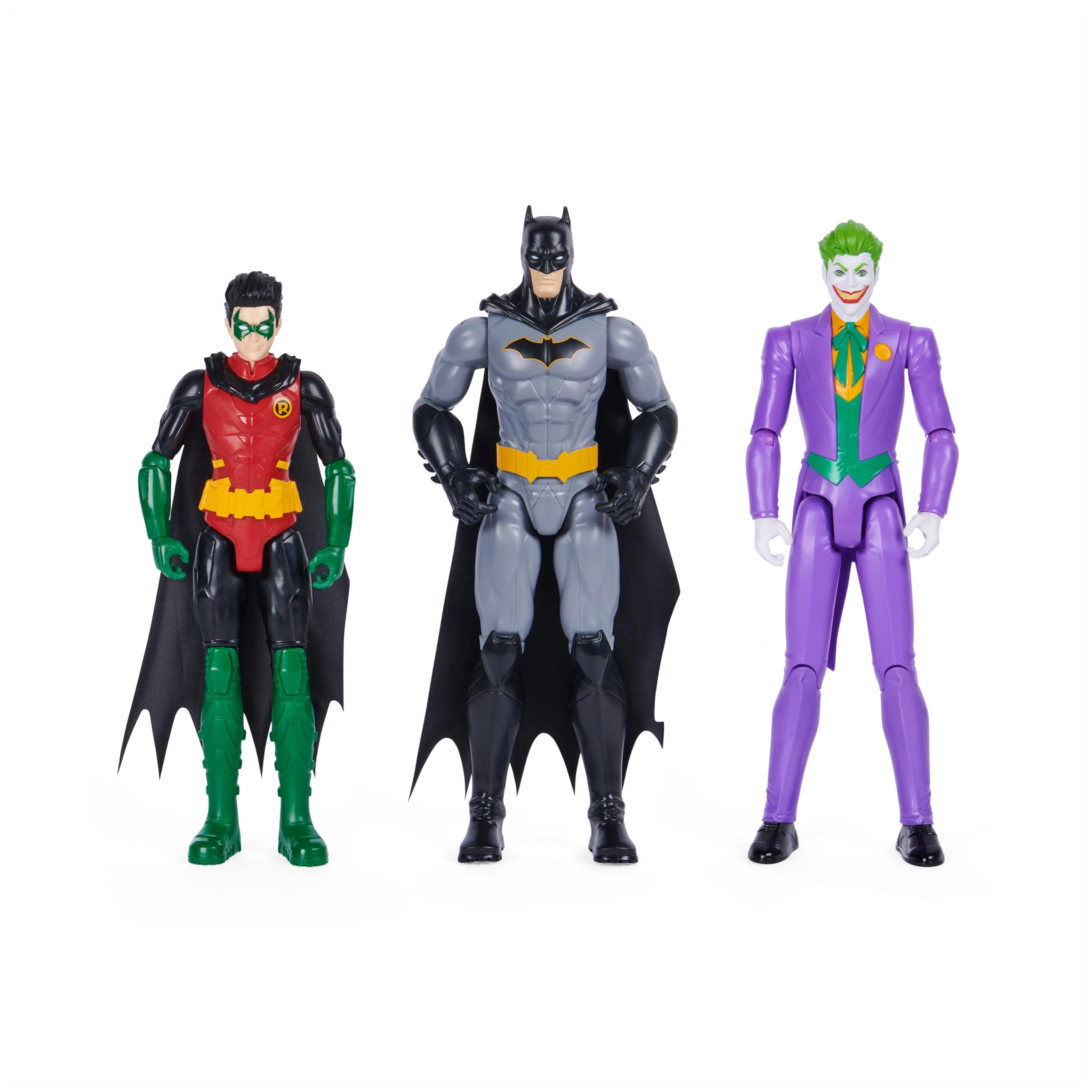 Spin Master Batman - 30 cm + Robin + Joker - DC Comics