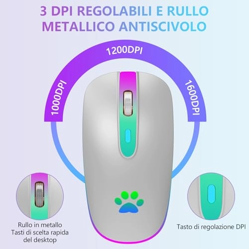 Slim Silent Mouse - Wireless