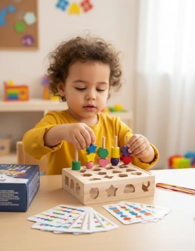 Geometric Shape Matching Building Blocks - 3 Years And Up 216 pieces