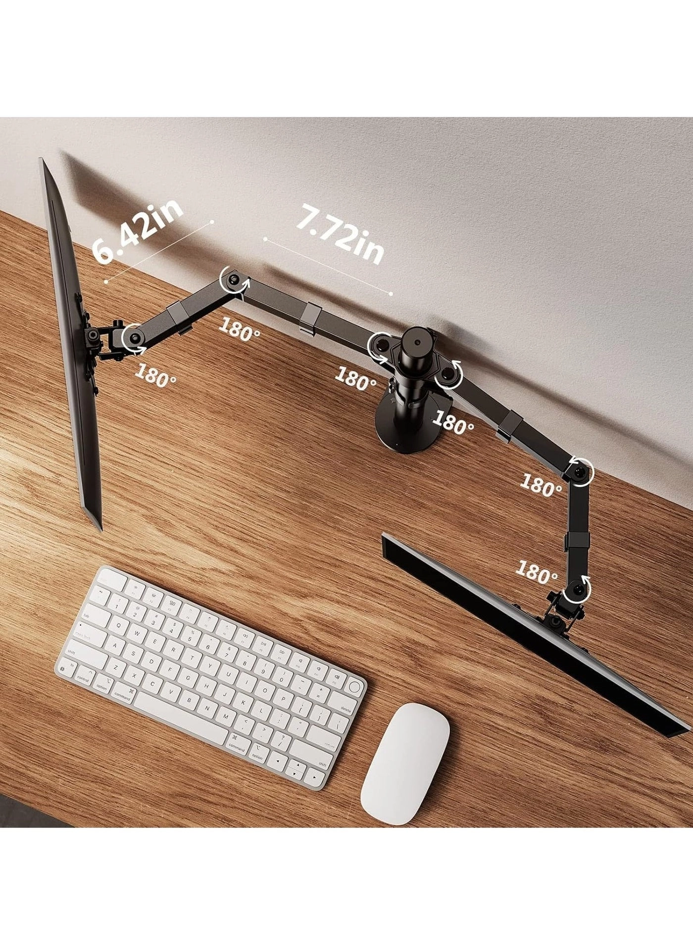 Dual Monitor Desk Mount Stand - 2