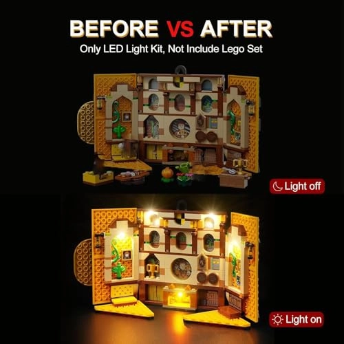 LED Lighting Kit for 76412 - Hufflepuff House Banner