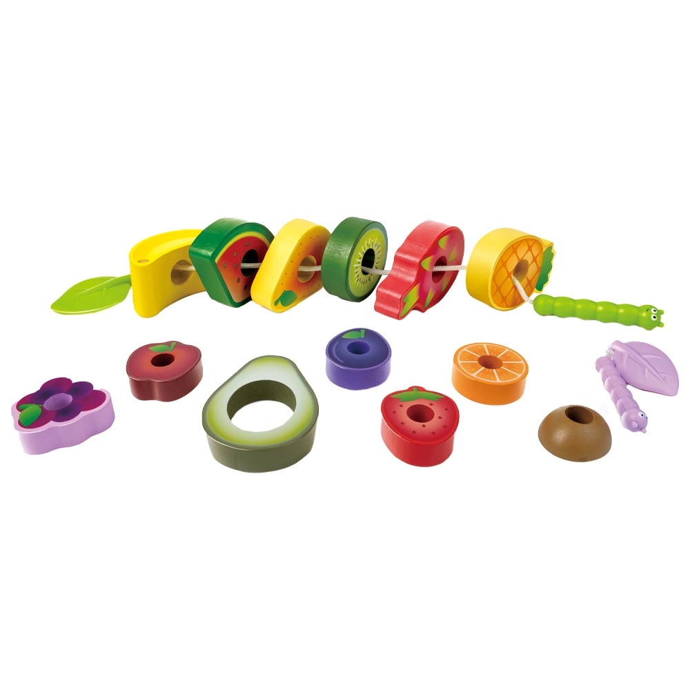Hape Caterpillar Fruit Feast Set - 15pcs (BDM-E1072)