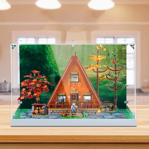 Acrylic Display Case for LEGO Type A Chalet 21338 - Gift Block Model Collector Series - 3mm thickness