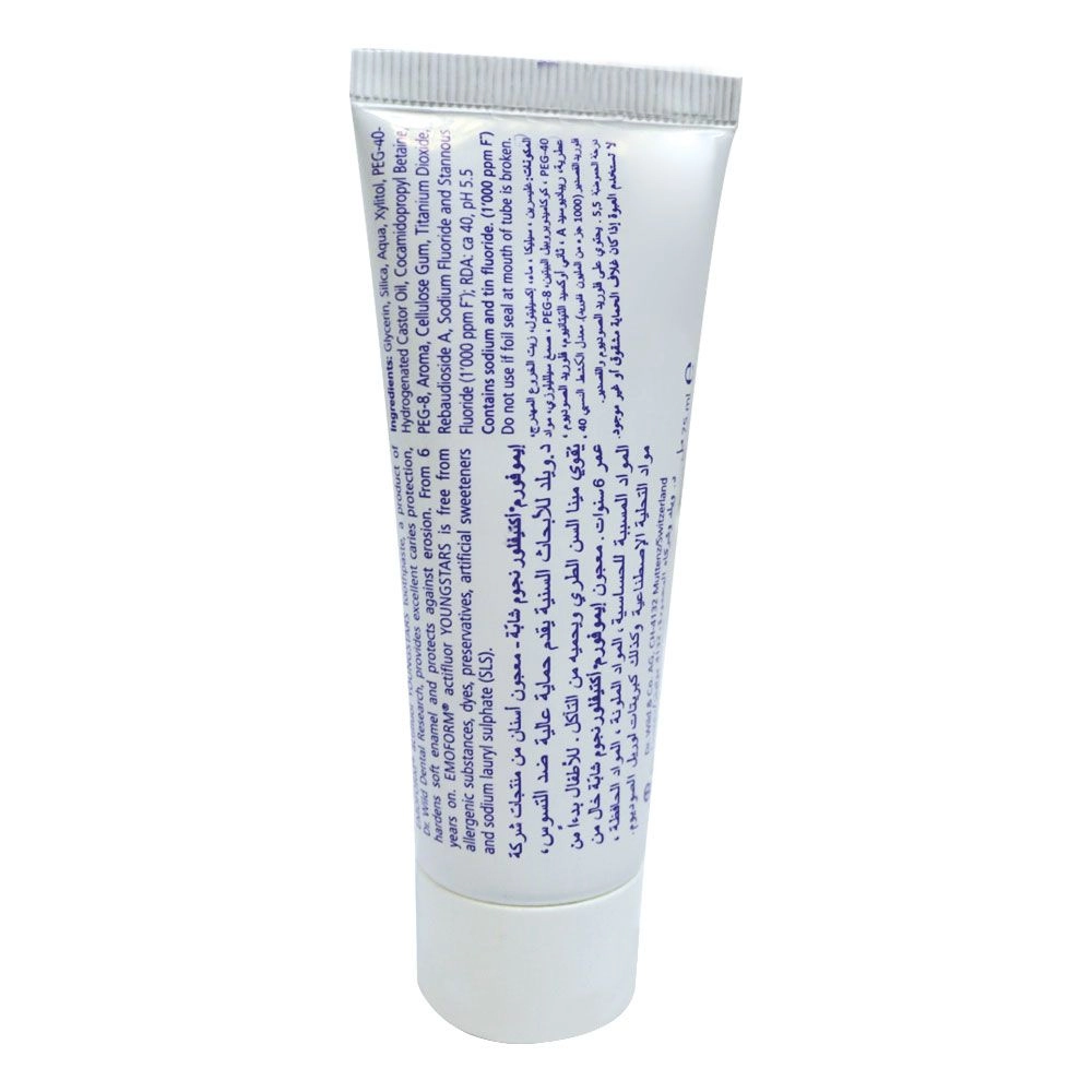Actifluor Young Stars Toothpaste 6+ Years 75ml