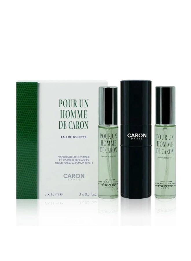 Caron Pour Un Homme Eau de Toilette 3 × 15ml
