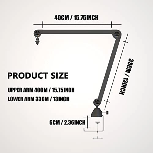 Mic Boom Arm - 360° Adjustable 11 Lbs