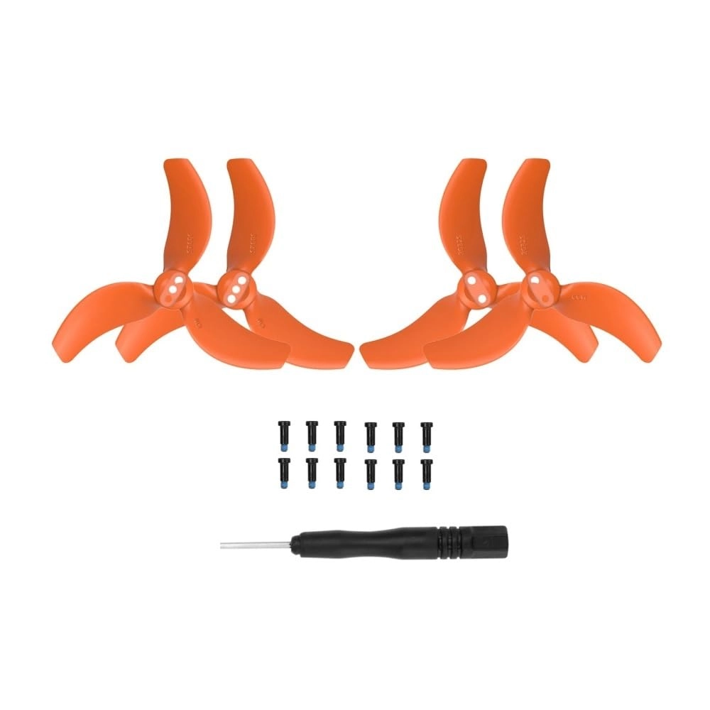 pljYocdO 2 Propeller Drone - Compatible with 3032S Orange
