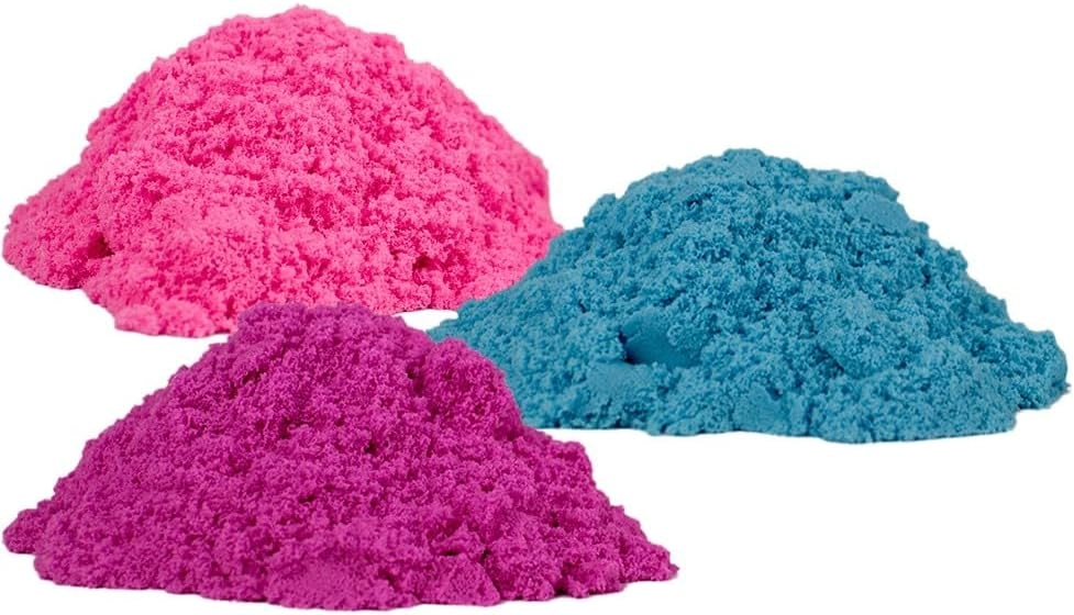 Magical & Moldable Play Sand Set - 3 colors 250g Super Cars