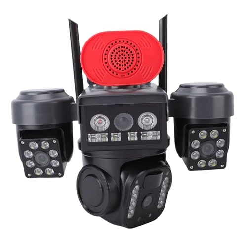 3 Lens Solar Security Camera 1080p