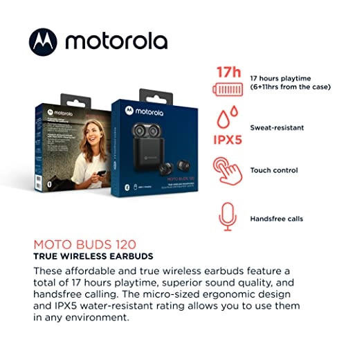 Moto Buds 120 Wireless Earbud