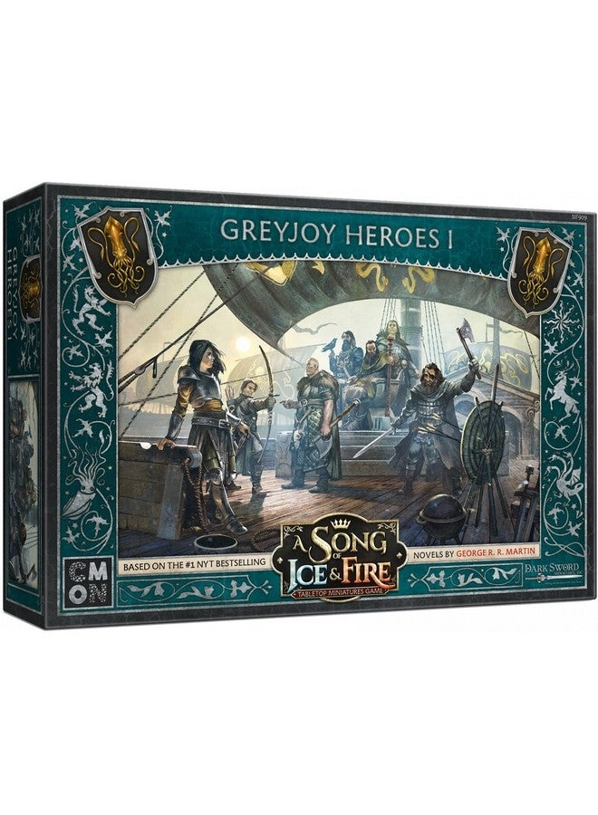 CMON A Song of Ice and Fire Tabletop Miniatures Game: Greyjoy Heroes I Box Set