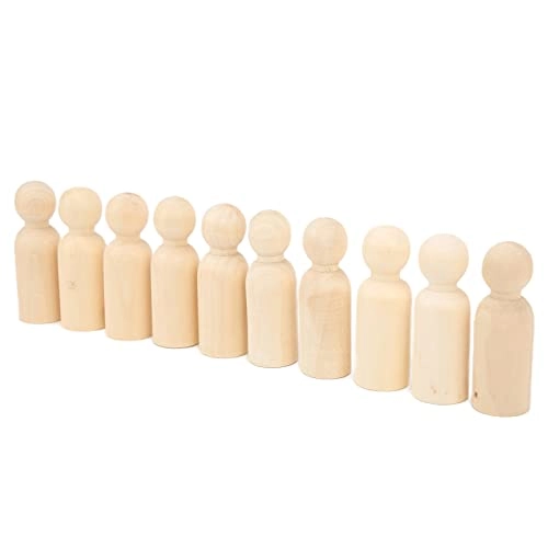 Wooden Pin Doll - 10 pcs
