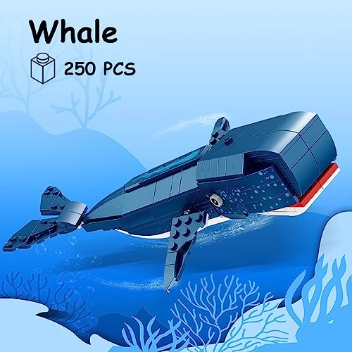 Whale Building Set - whale 250 pcs