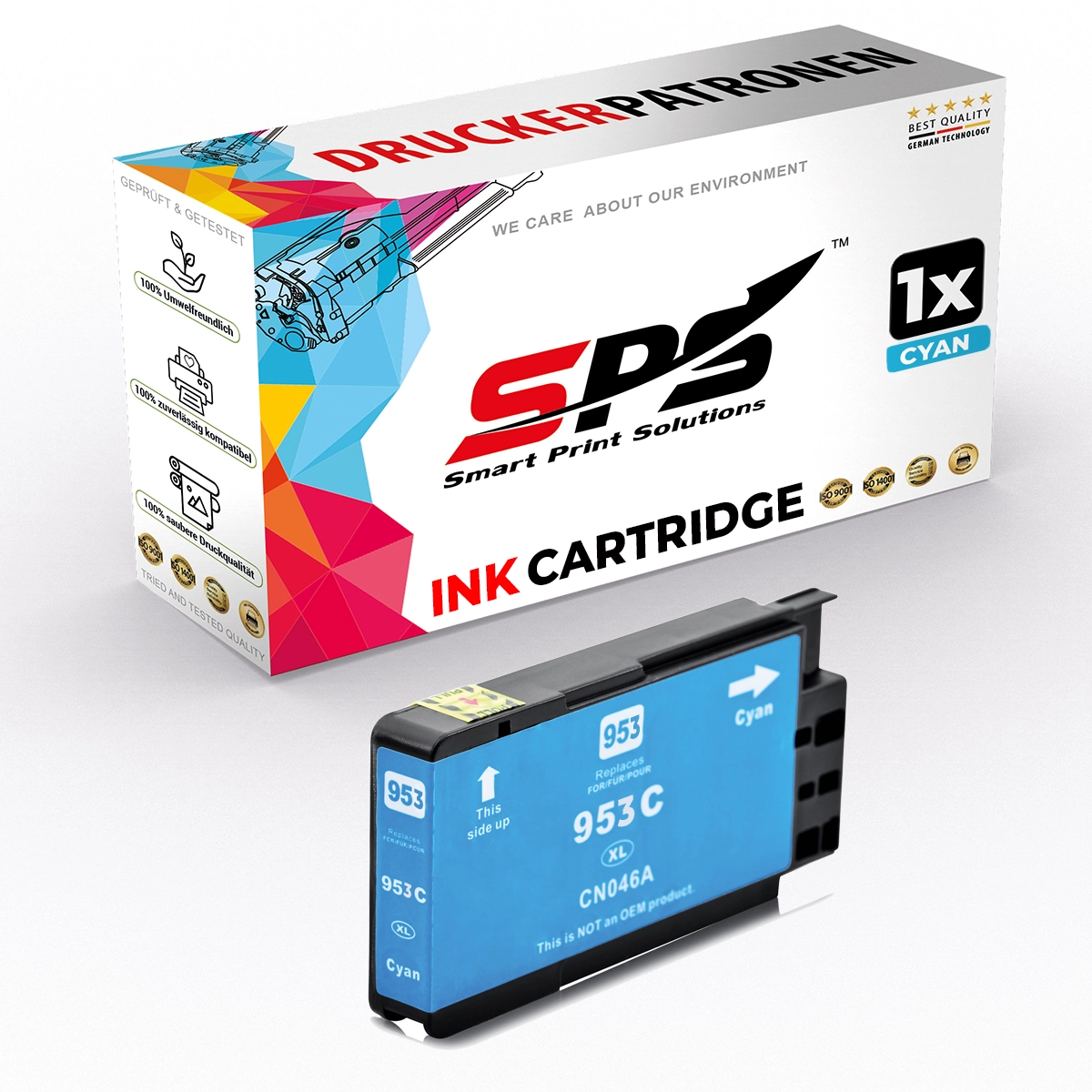 smart print solutions llc HP 953XL High Yield Cyan Compatible