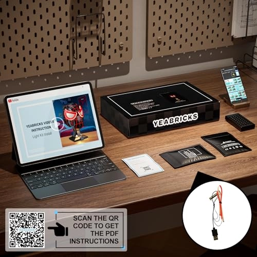 LED Light for LEGO Marvel Miles Morales' Mask 76329 - Plastic