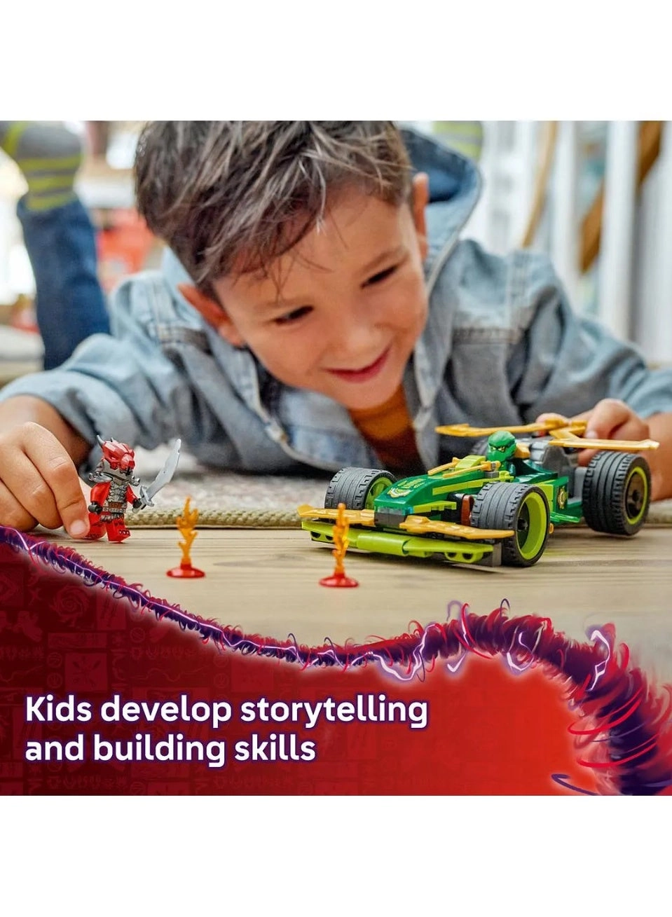 NINJAGO Lloyd's Pull-Back Race Car (71828)