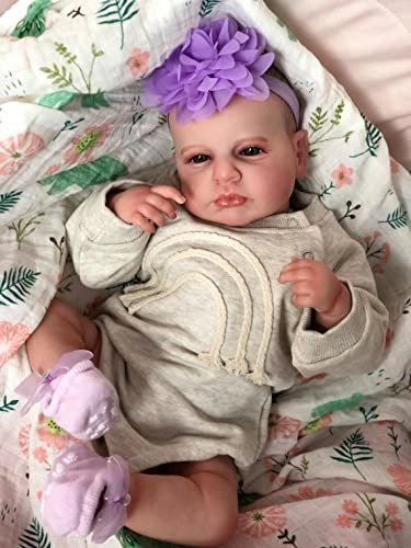 Loulou Reborn Baby Doll - 19 Inch Awake
